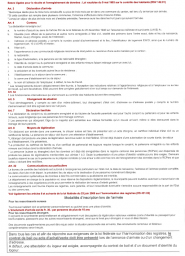 ANNONCE ARRIVEE / CHANGEMENT D'ADRESSE